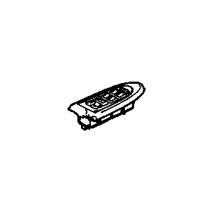 GM 25867002 Switch Assembly, Door Lock & Side Window *Ebony