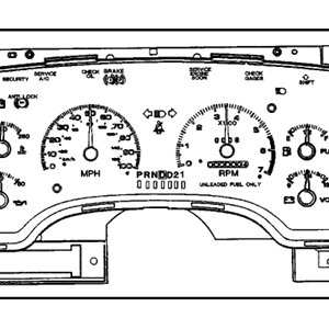 GM 16197939 CLUSTER