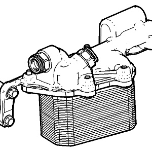 GM 12632831 Cooler Assembly, Engine Oil