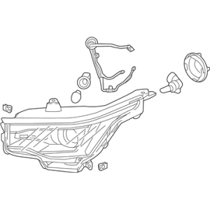 GM 84736973 Headlamp Assembly, Front