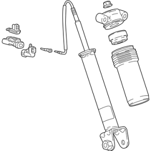 GM 84235050 Rear Shock Absorber Assembly