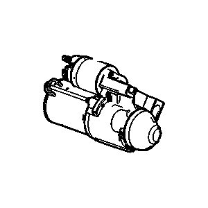 GM 89017715 Starter Asm, (Remanufacture) (Pg260D)