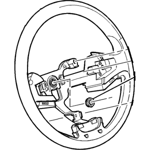 GM 22788887 Steering Wheel Assembly *Jet Black