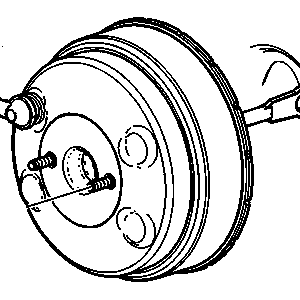GM 23422812 Power Brake Booster ASSEMBLY (Vacuum) (Service)