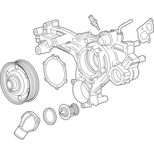 GM 12725191 PUMP ASM-WAT (W/ MANIF)