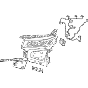 GM 85547100 HEADLAMP ASM-FRT
