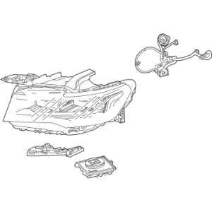 GM 85619316 HEADLAMP ASM-FRT