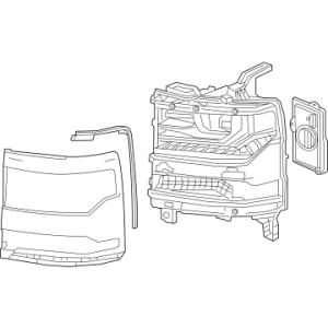 GM 84893096 HEADLAMP ASM,FRT